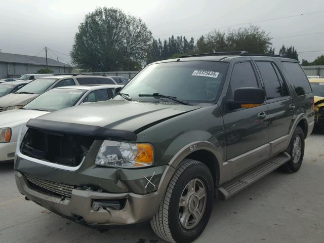 1FMFU18LX3LB79262 - 2003 FORD EXPEDITION GREEN photo 2