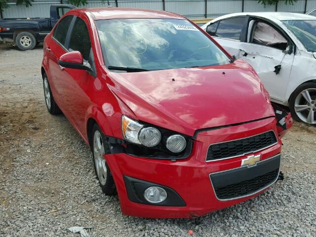 1G1JE5SH9C4180302 - 2012 CHEVROLET SONIC LTZ RED photo 1