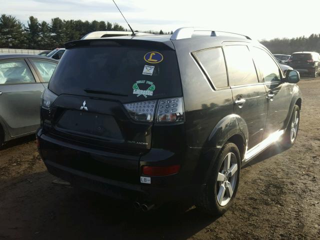 JA4MT41X09Z003799 - 2009 MITSUBISHI OUTLANDER BLACK photo 4