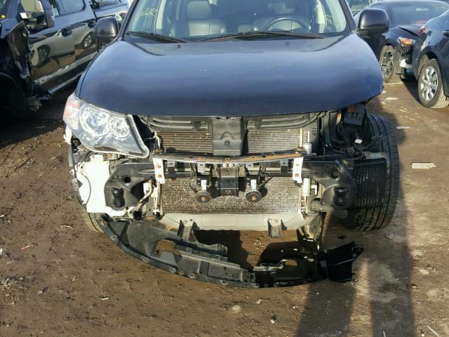 JA4MT41X09Z003799 - 2009 MITSUBISHI OUTLANDER BLACK photo 9