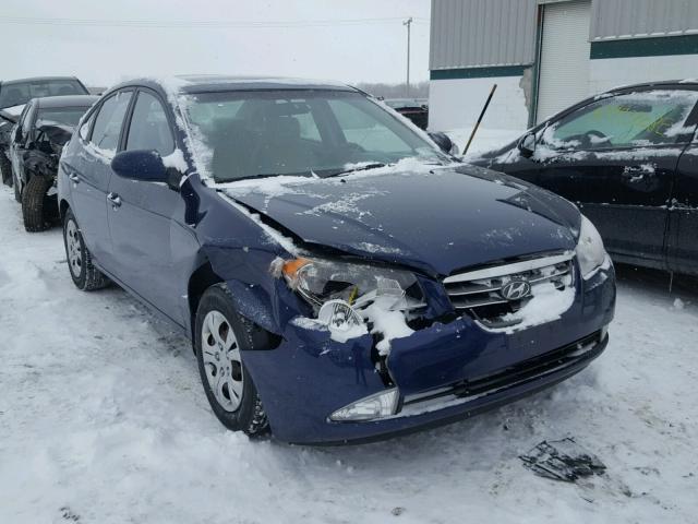 KMHDU46D89U716668 - 2009 HYUNDAI ELANTRA GL BLUE photo 1