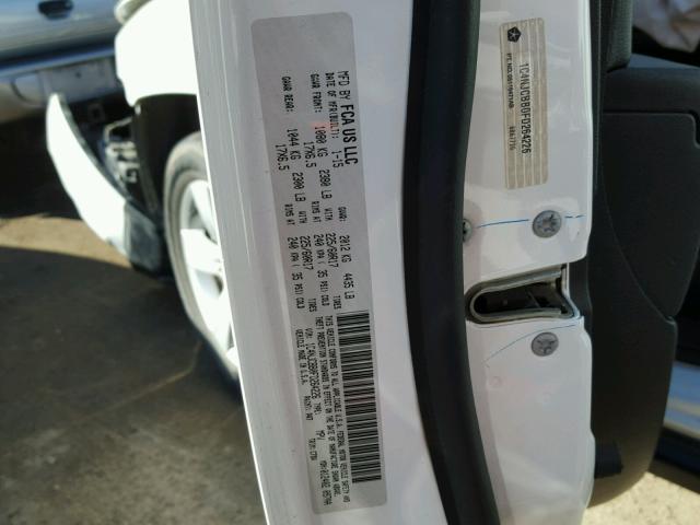 1C4NJCBB0FD264226 - 2015 JEEP COMPASS SP 白色 照片 10