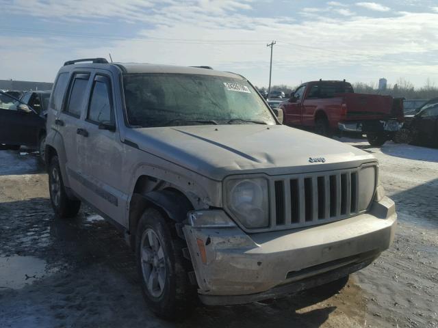 1J8GN28K08W214960 - 2008 JEEP LIBERTY SP TAN photo 1