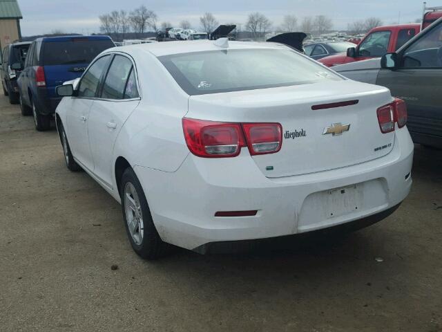 1G11C5SA1GF160693 - 2016 CHEVROLET MALIBU LIM WHITE photo 3