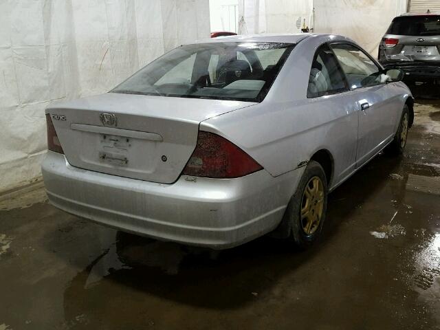 1HGEM22541L102871 - 2001 HONDA CIVIC LX SILVER photo 4