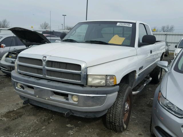 1B7KF23731J225861 - 2001 DODGE RAM 2500 WHITE photo 2