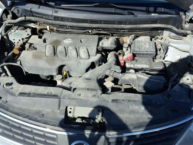 3N1BC11E47L400269 - 2007 NISSAN VERSA S SILVER photo 7