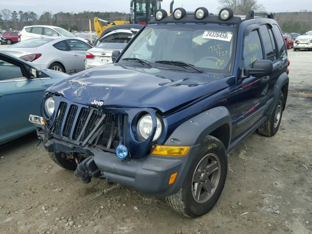 1J4GK38K25W683267 - 2005 JEEP LIBERTY RE BLUE photo 2