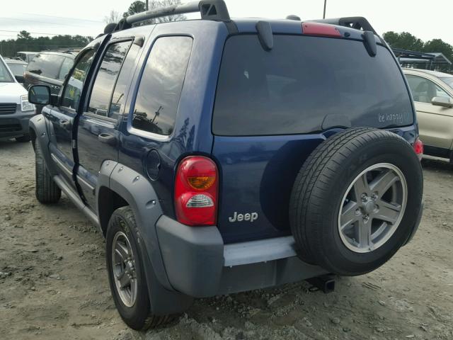 1J4GK38K25W683267 - 2005 JEEP LIBERTY RE BLUE photo 3