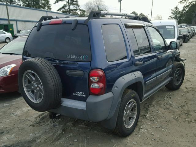 1J4GK38K25W683267 - 2005 JEEP LIBERTY RE BLUE photo 4