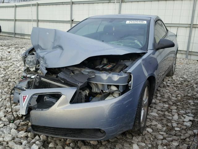 1G2ZH35NX74155622 - 2007 PONTIAC G6 GT BLUE photo 2