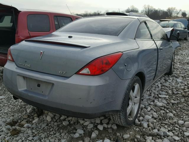 1G2ZH35NX74155622 - 2007 PONTIAC G6 GT BLUE photo 4