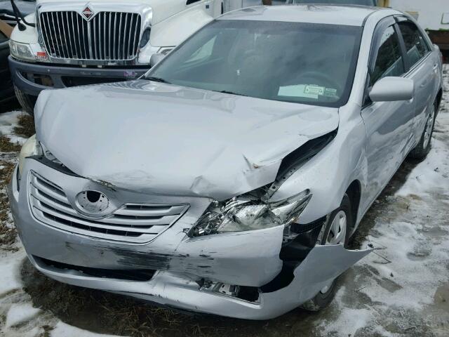 4T1BE46K37U170538 - 2007 TOYOTA CAMRY NEW SILVER photo 2