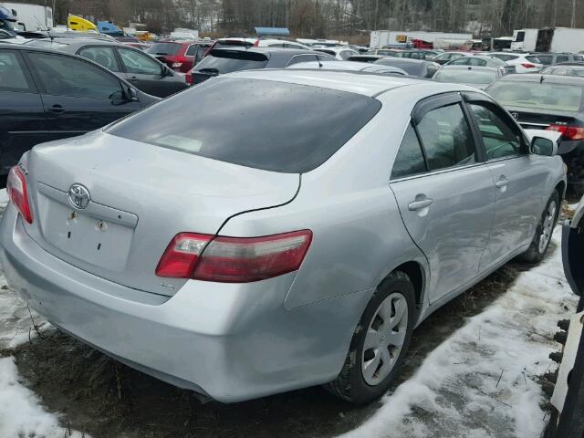 4T1BE46K37U170538 - 2007 TOYOTA CAMRY NEW SILVER photo 4