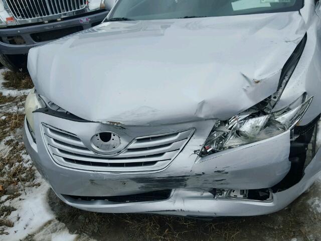 4T1BE46K37U170538 - 2007 TOYOTA CAMRY NEW SILVER photo 7