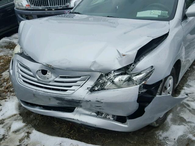 4T1BE46K37U170538 - 2007 TOYOTA CAMRY NEW SILVER photo 9