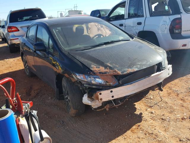 19XFB2F84DE074578 - 2013 HONDA CIVIC EX BLACK photo 1