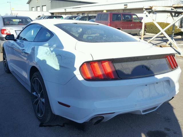 1FA6P8TH4G5316946 - 2016 FORD MUSTANG WHITE photo 3