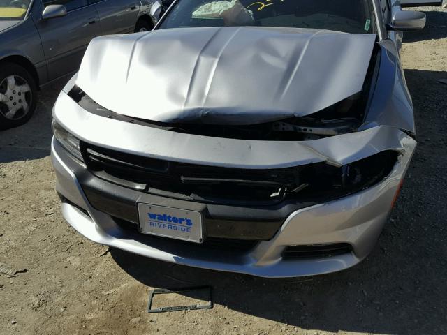 2C3CDXCT4FH728672 - 2015 DODGE CHARGER R/ GRAY photo 7