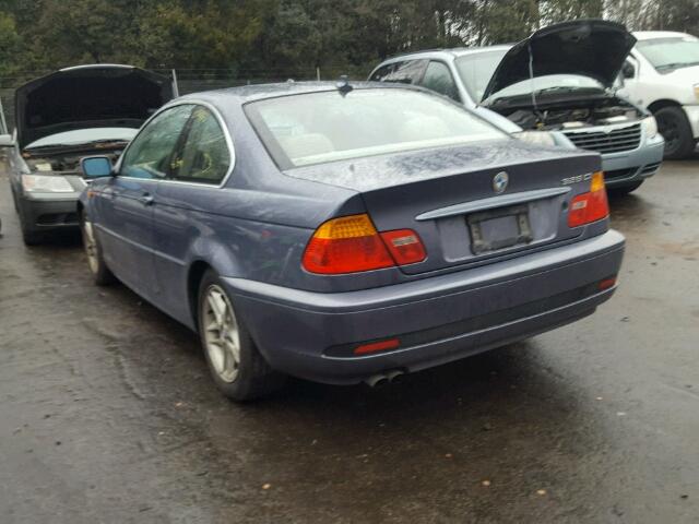 WBABD33424PL05409 - 2004 BMW 325 CI BLUE photo 3