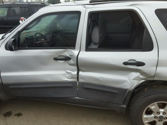 1FMYU93106KB87670 - 2006 FORD ESCAPE XLT SILVER photo 9