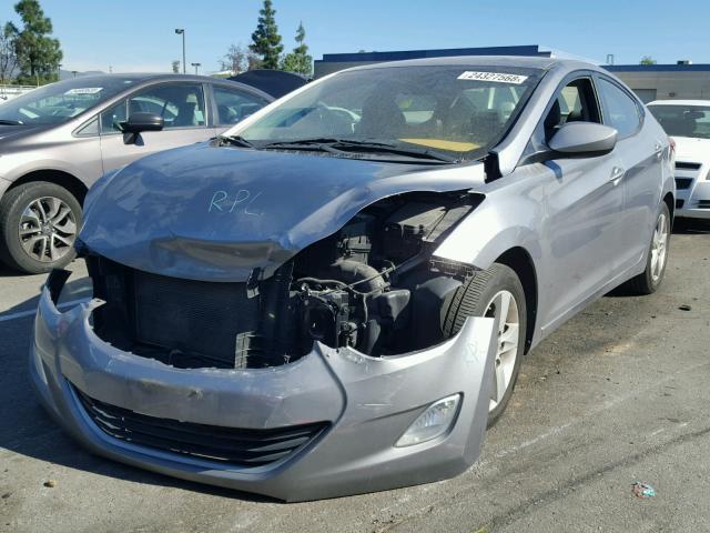 KMHDH4AE1CU311604 - 2012 HYUNDAI ELANTRA GL GRAY photo 2