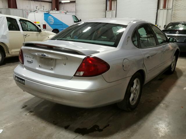 1FAFP53283G186369 - 2003 FORD TAURUS SE SILVER photo 4