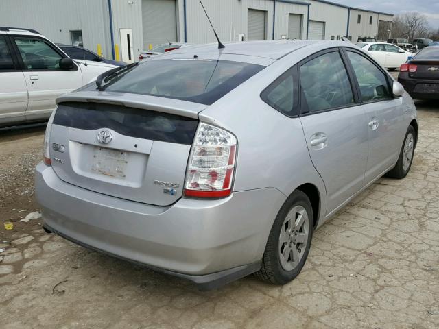 JTDKB20U387725922 - 2008 TOYOTA PRIUS SILVER photo 4