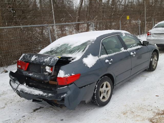 1HGCM56435A039435 - 2005 HONDA ACCORD LX GREEN photo 4