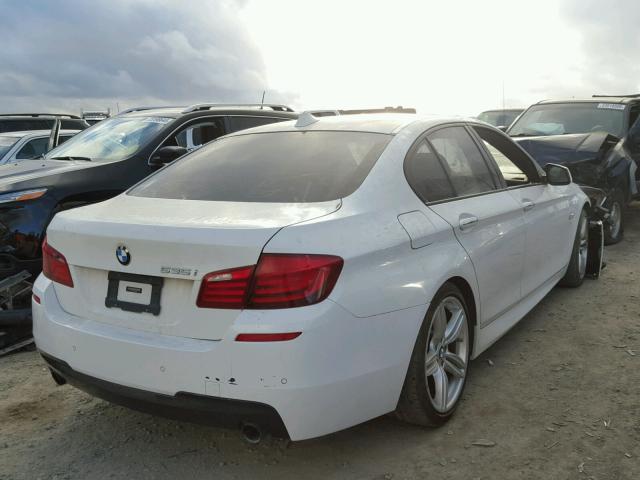 WBAFR7C52DC822591 - 2013 BMW 535 I WHITE photo 4