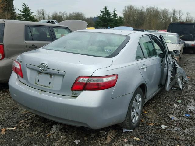 4T1BE46K27U165282 - 2007 TOYOTA CAMRY SILVER photo 4