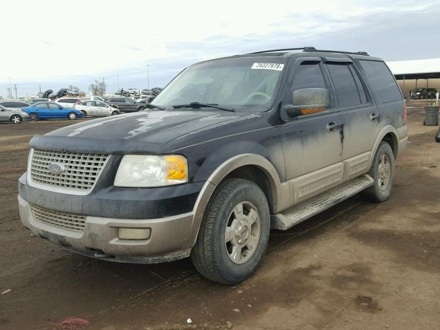 1FMFU18L93LA95434 - 2003 FORD EXPEDITION BLACK photo 2