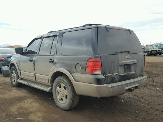 1FMFU18L93LA95434 - 2003 FORD EXPEDITION BLACK photo 3