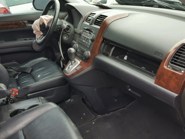 JHLRE38798C041221 - 2008 HONDA CR-V EXL BLACK photo 5