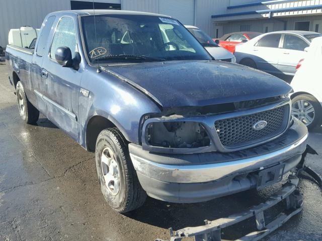 1FTRX17282NB31747 - 2002 FORD F150 BLUE photo 1