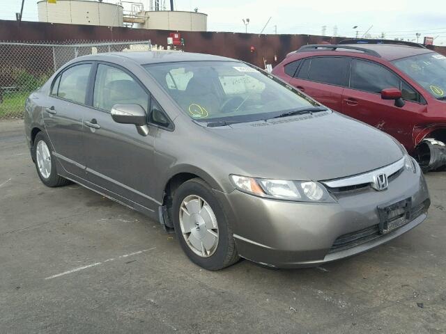 JHMFA36256S021309 - 2006 HONDA CIVIC HYBR GRAY photo 1