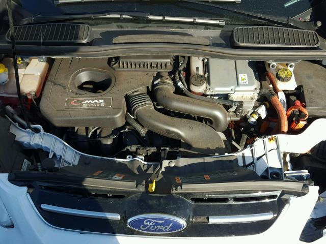 1FADP5CUXEL516922 - 2014 FORD C-MAX PREM WHITE photo 7