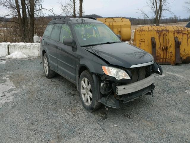 4S4BP61C687315982 - 2008 SUBARU OUTBACK 2. BLACK photo 1