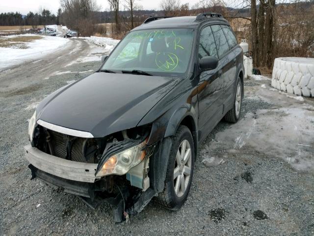 4S4BP61C687315982 - 2008 SUBARU OUTBACK 2. BLACK photo 2