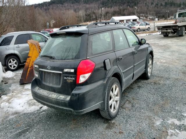 4S4BP61C687315982 - 2008 SUBARU OUTBACK 2. BLACK photo 4