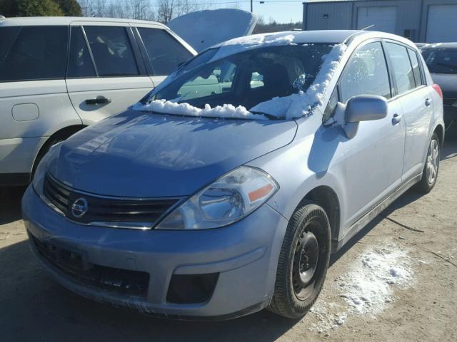 3N1BC1CP2BL476807 - 2011 NISSAN VERSA S BLUE photo 2