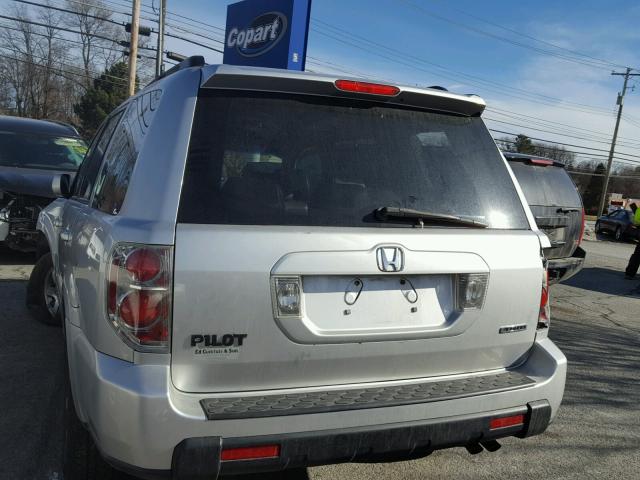 2HKYF18676H556883 - 2006 HONDA PILOT EX SILVER photo 3