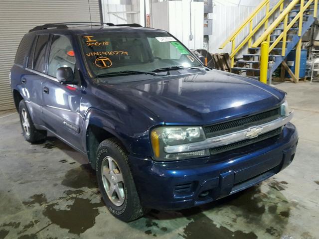 1GNDT13S642430774 - 2004 CHEVROLET TRAILBLAZE BLUE photo 1