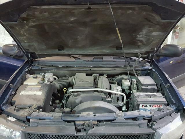 1GNDT13S642430774 - 2004 CHEVROLET TRAILBLAZE BLUE photo 7