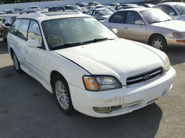 4S3BH6456Y6304646 - 2000 SUBARU LEGACY GT WHITE photo 1