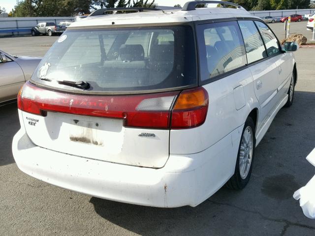 4S3BH6456Y6304646 - 2000 SUBARU LEGACY GT WHITE photo 4