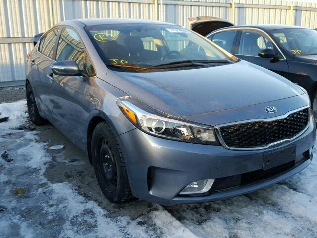 3KPFN4A83HE057058 - 2017 KIA FORTE EX GRAY photo 1