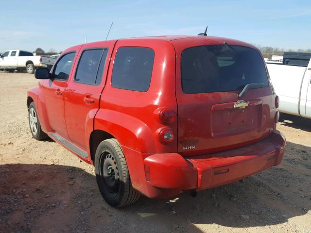 3GNDA13D58S581073 - 2008 CHEVROLET HHR LS RED photo 3