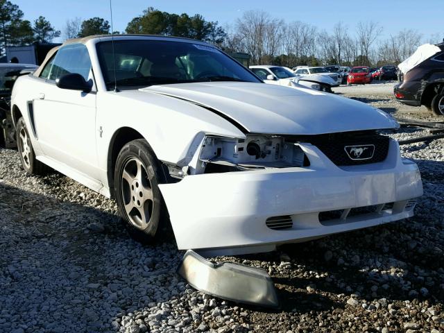 1FAFP44453F332789 - 2003 FORD MUSTANG WHITE photo 1