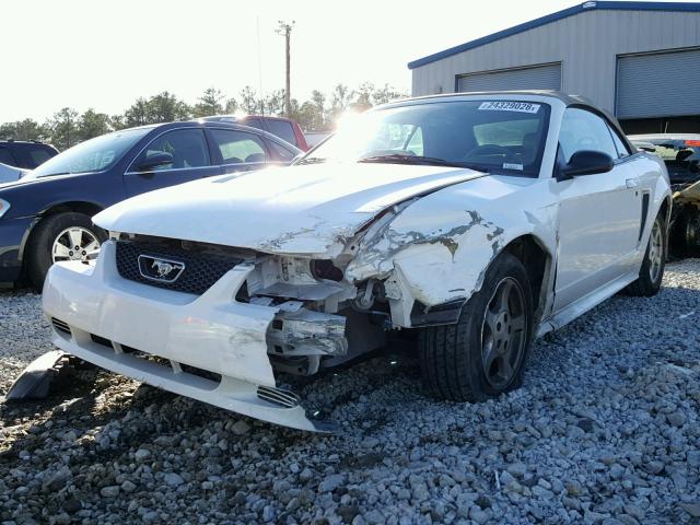 1FAFP44453F332789 - 2003 FORD MUSTANG WHITE photo 2